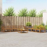 vidaXL Set de canapea 8 pcs natural Lemn Solid de Acacia 3367292