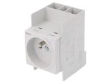 Soclu Tip F 230V 16A pentru Șină DIN