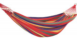 Hamac Multicolor Dublu (2 persoane), 190 x 150 cm, cu bara de 40 cm - ROSU AVX-KX9665