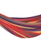 Hamac Multicolor Dublu (2 persoane), 190 x 150 cm, cu bara de 40 cm - ROSU AVX-KX9665