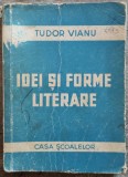 Idei si forme literare - Tudor Vianu// dedicatie si semnatura autor