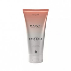 Masca pentru par coloranta tratament cu Keraguard Match Lovely Rose Gold Pastel, 200ml, Sensido