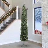 VidaXL Brad de Crăciun artificial Verde 300 cm PVC și oțel și plastic 3394988