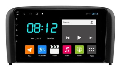 Navigatie Auto Multimedia cu GPS Volvo S80 (1998 - 2006), Android, Display 9 inch, 2GB RAM +32 GB ROM, Internet, 4G, Aplicatii, Waze, Wi-Fi, USB, Blue foto