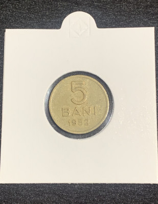 Moneda 5 bani 1952 RPR foto