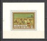 Romania.1973 Pictura:Munca-Bl. XR.733