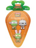 3 Pack Carrot Pocket Pop! Teenage Mutant Ninja Turtles Donatello Michelangelo Shredder