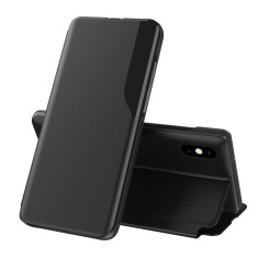 Husa iPhone XS Max Eco Leather View flip tip carte, negru foto
