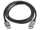 Cablu DisplayPort la HDMI LANBERG 1,8m 4K UHD negru PVC