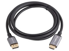 Cablu DisplayPort la HDMI LANBERG 1,8m 4K UHD negru PVC