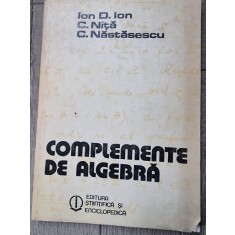 Complemente de algebra - Ion D. Ion