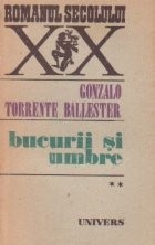 Bucurii si umbre, Volumul al II-lea foto