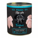 Conservă Fitmin For Life CURCAN pat&eacute; 800 g