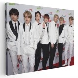 Afis poster tablou BTS formatie de muzica 2105 Tablou canvas pe panza CU RAMA 20x30 cm