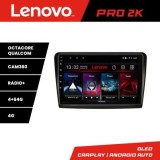 Navigatie Skoda Superb 2 Lenovo Kit-SUPERB2 8 core QLED 2K 4+64 360 Android Waze USB Navigatie Internet Youtube Radio CarStore Technology