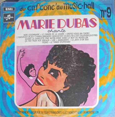 Disc vinil, LP. Marie Dubas Chante-MARIE DUBAS-317749 foto