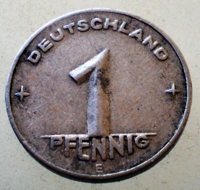 1.978 GERMANIA RDG DDR 1 PFENNIG 1950 E MULDENH&amp;Uuml;TTEN foto