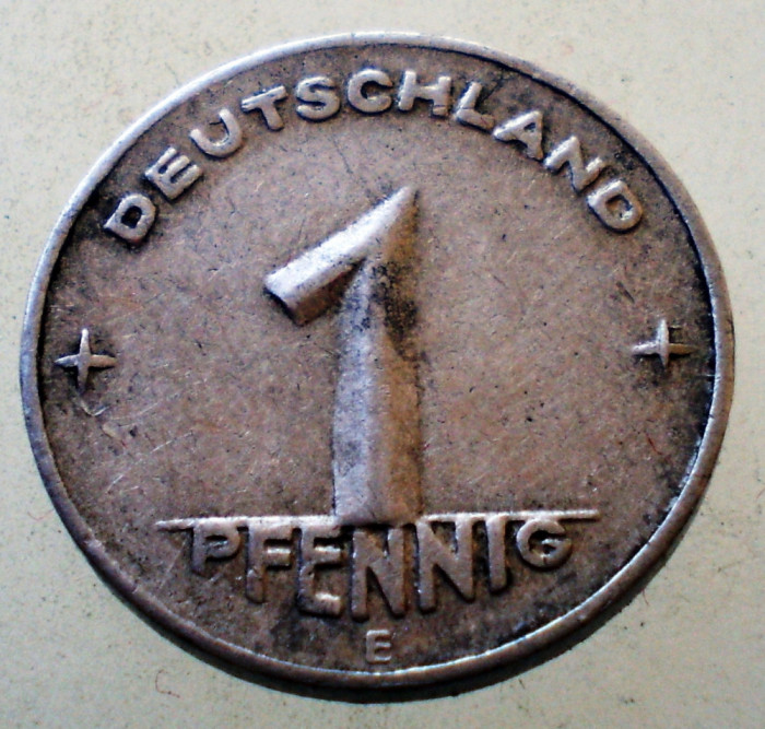 1.978 GERMANIA RDG DDR 1 PFENNIG 1950 E MULDENH&Uuml;TTEN