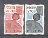 Andorra FR 1967 Europa CEPT MNH AC.300, Nestampilat
