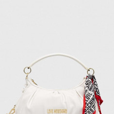 Love Moschino poseta culoarea alb