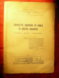 Marco I. Barasch - Contractul individual de munca in Dreptul Romanesc Ed. 1947