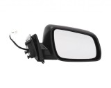 Oglinda exterioara Mitsubishi Lancer (Cy0), 03.2007-2016, partea Dreapta, culoare sticla crom , sticla convexa, cu carcasa neagra grunduita, ajustare