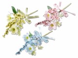 Cumpara ieftin Set 18 flori artificiale multicolore 23 cm