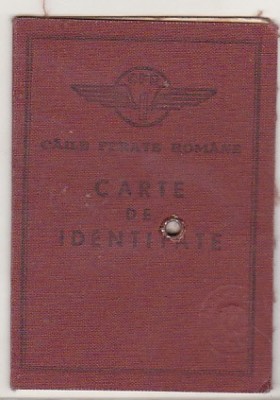 bnk div CFR - Carte de identitate - 1967 foto