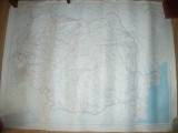 Harta Hidrografica a Romaniei scara 1:1oooooo 1971 Inst. Geodezie