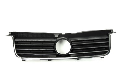 Grila masca radiator VW Passat (B5), 11.2000-01.2005, Fata, cromat/negru, Aftermarket foto