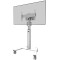 Stand podea mobil NM MUp 37-75&quot; 70kg alb
