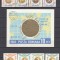 ROMANIA 1964 LP 596 LP 596 a LP 597 MEDALII OLIMPICE SERII DANTELATA + NEDANTELATA +COLITA STAMPILAT