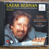 CD Lazar Berman (Scriabin, Rachmaninov, Liszt) &ndash; Fantasia Op. 28 / Moments Musicaux Op. 16