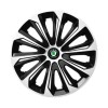 Set 4 capace roti Extra strong silver R15 Compatibil Cu Skoda, Autohelix MSA