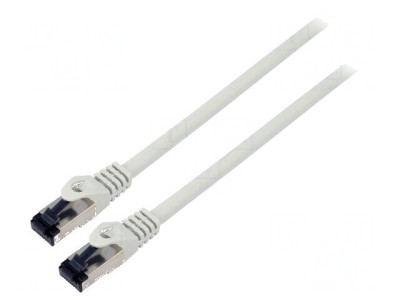 Patch cord S/FTP Cat 8.1 0,25m LSZH gri 26AWG foto