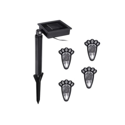 Lampa solara pentru gradina, Verk Group, model urme animal, AA, 1.2 V, set 4 buc, 9x12 cm GartenVIP DiyLine foto