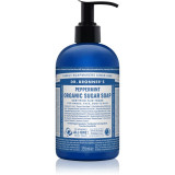 Dr. Bronner&rsquo;s Peppermint săpun lichid pentru corp si par 355 ml