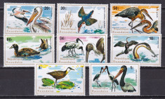 Rwanda 1975 fauna pasari MI 711-718 MNH w66 foto