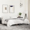 VidaXL Cadru de pat, negru, 160x200 cm, lemn prelucrat și metal 3280227