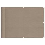 Cumpara ieftin Paravan de balcon, gri taupe, 75x800 cm, 100% poliester oxford