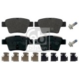 Set placute frana disc Citroen C4 I; Peugeot 207, 207 Cc, 207 Sw, 307, 307 Cc, 307 Sw Motor 1.4, 1.4 16V, 1.4 BiFuel, 1.4 HDi, parte montare puntea