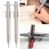 Pix Multifunctional 3 in 1 cu Rigla si Subler, Mina Albastra - Instrument de Masurare Portabil