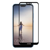 Folie sticla flippy&Acirc;&reg; compatibila cu huawei ascend p20 lite 111d negru