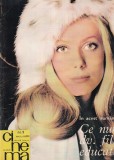 Revista Cinema nr. 1 Ianuarie 1970, Carti Arta, 54 pagini, 34x26cm, Limba Romana, Brosata