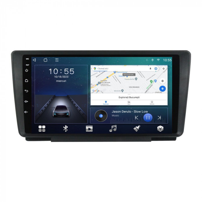 Navigatie dedicata cu Android Skoda Octavia II 2004 - 2013, 2GB RAM, Radio GPS