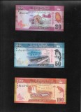 Set Sri Lanka 20 + 50 + 100 rupees rupii unc pret pe set