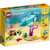 LEGO&reg; Creator - Delfin si broasca testoasa (31128)