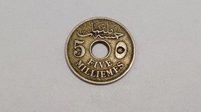 Maroc-25 Centimes 1924 foto