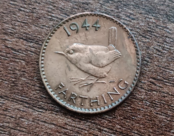 C50 - Moneda foarte veche - Anglia - Farthing - 1944