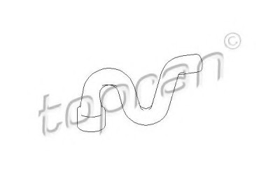 Furtun aer supraalimentare AUDI A4 Avant (8E5, B6) (2001 - 2004) TOPRAN 111 548 foto
